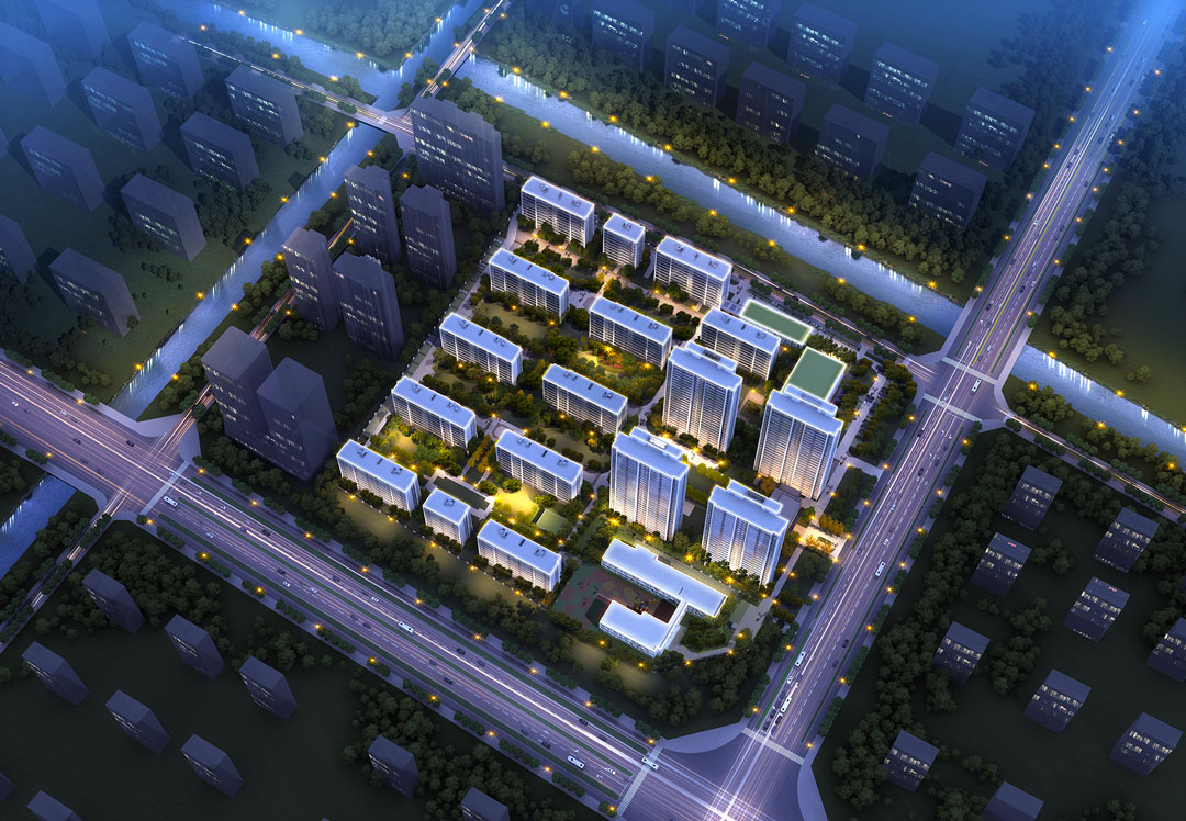 融创·阜阳淮河府-项目展示-浙江绿城都会建筑规划设计有限公司